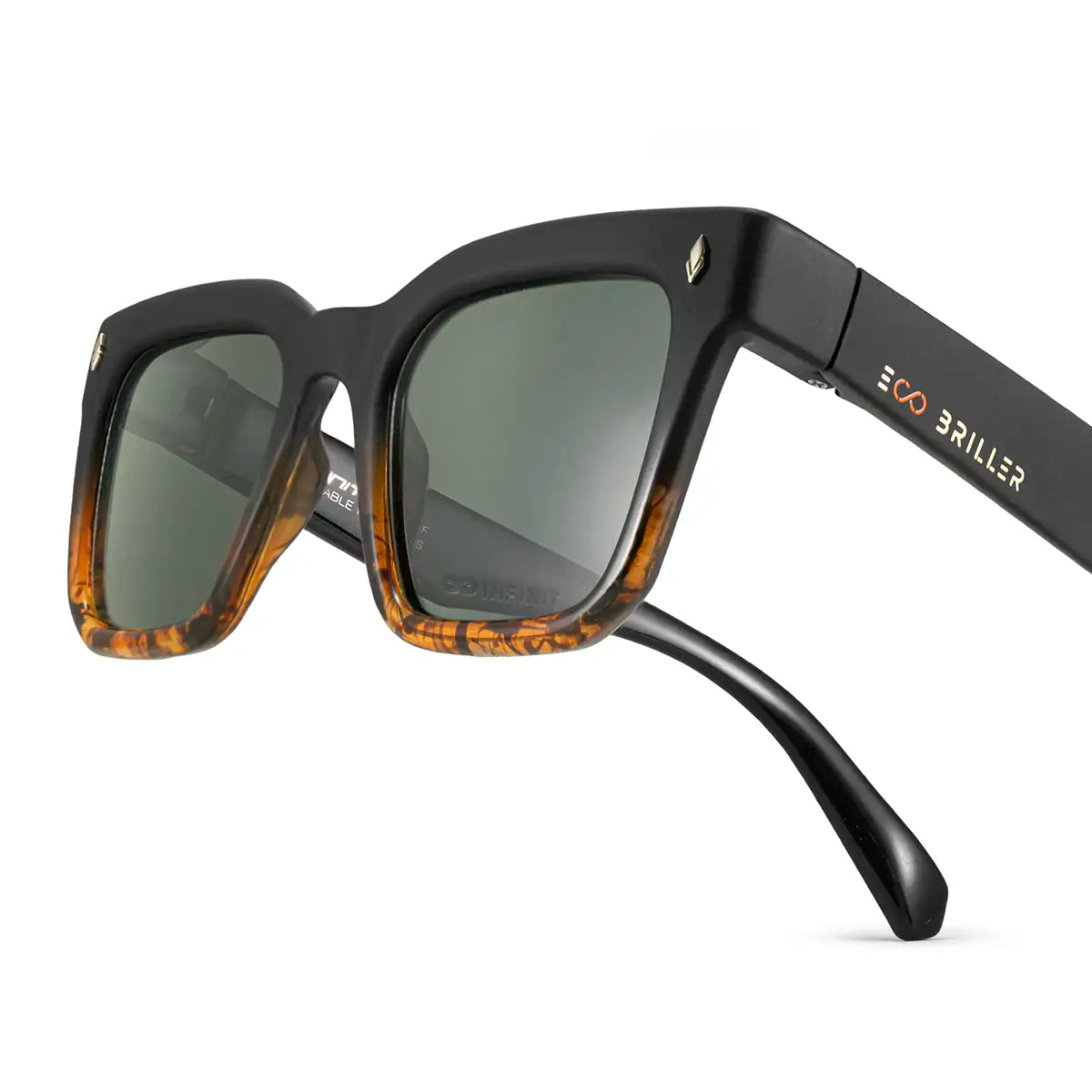 Jacobs Negro Mate Carey Lente Verde Polarizado Eco Sustentable - imagen 9