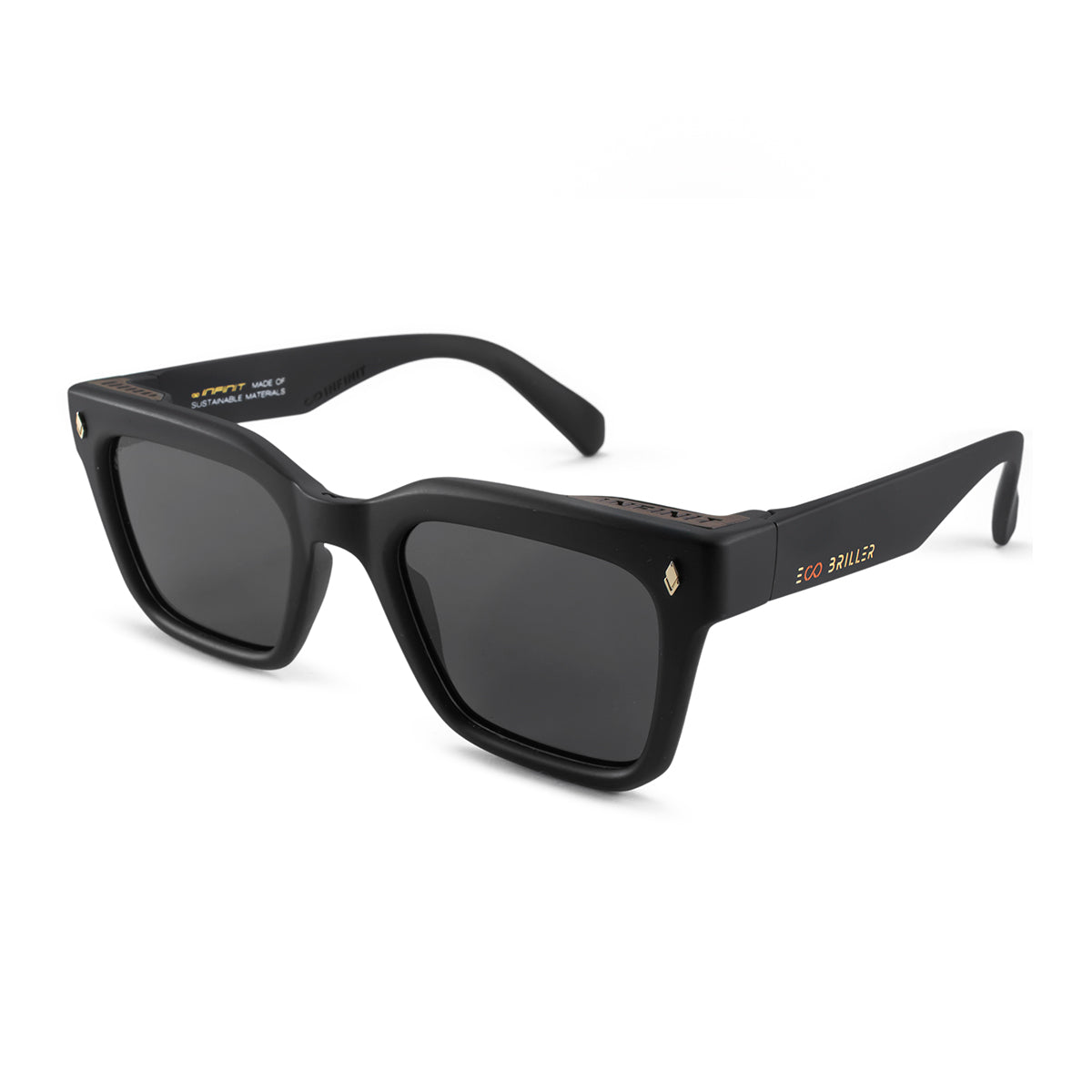 Jacobs Negro Mate Lente Gris Eco Sustentable