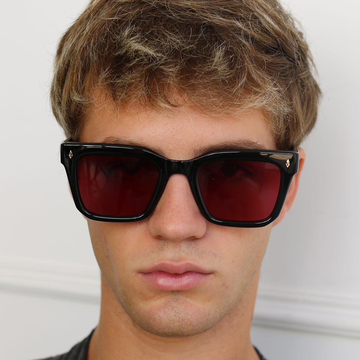 Jacobs Negro Brillo Lente Red Retro Eco Sustentable
