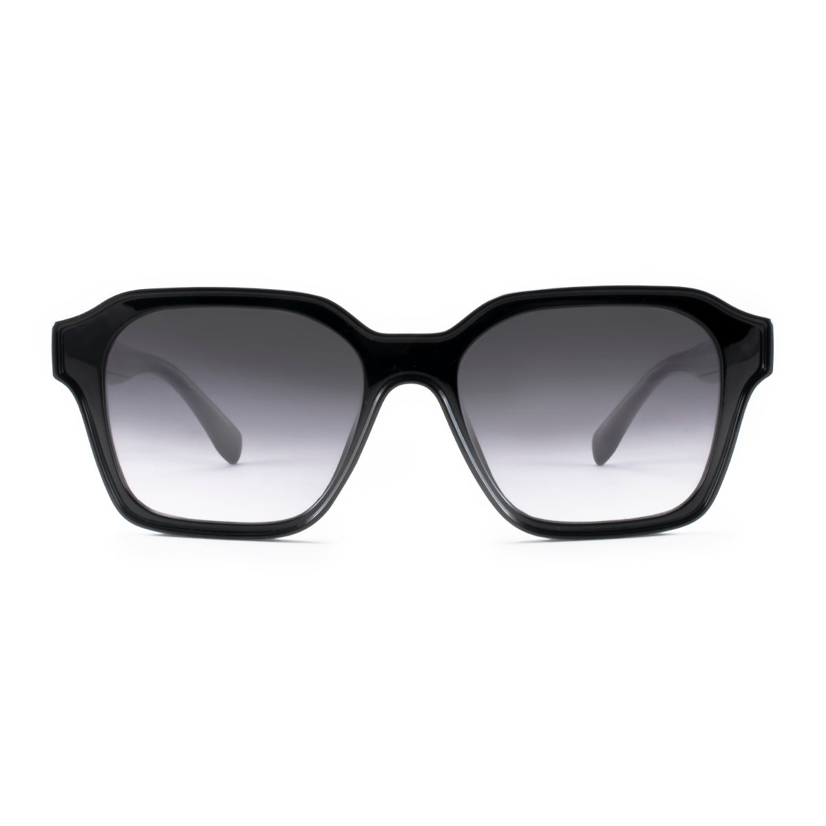 Jaen Negro Brillo Lente Gris Degrade By Pampita