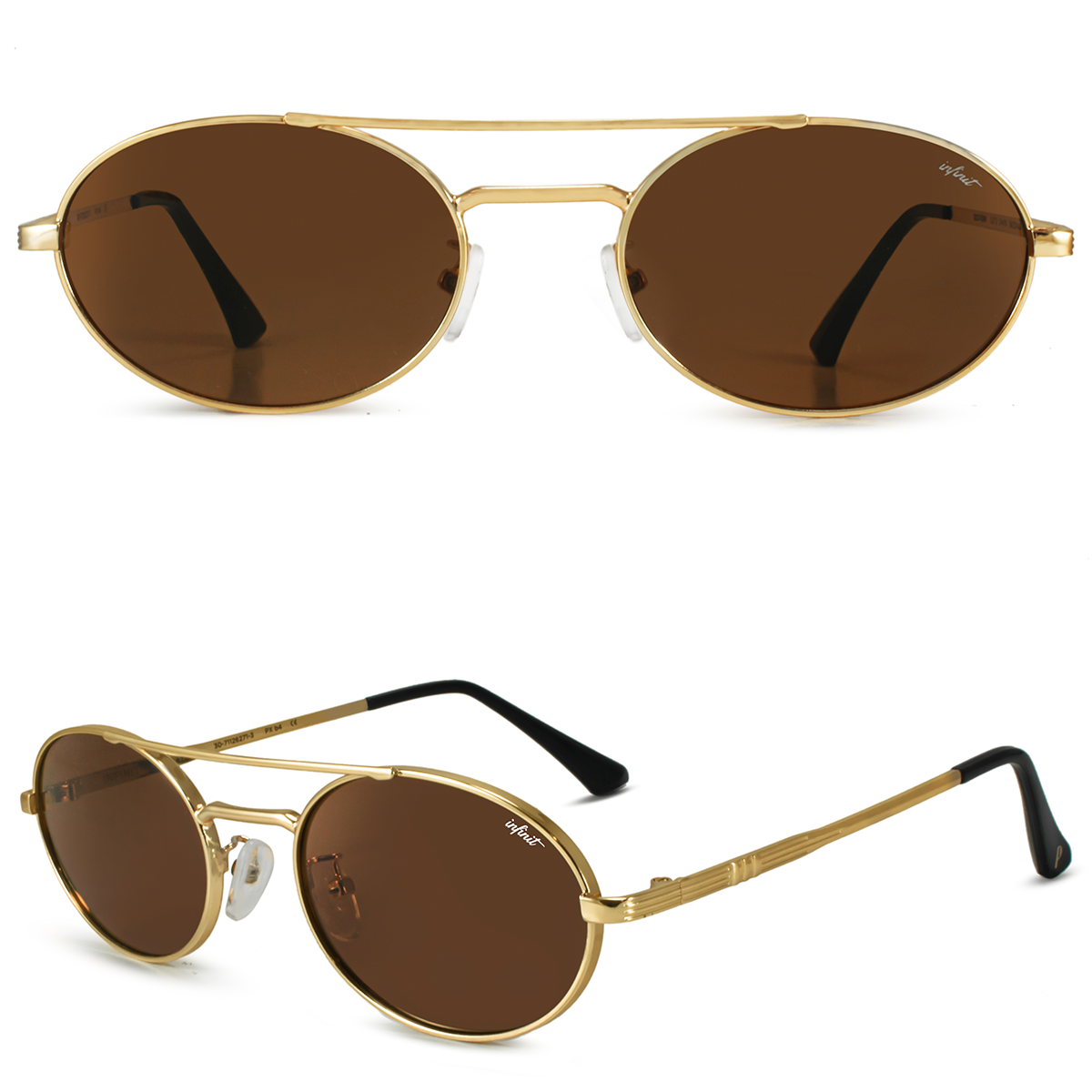 Kaid Dorado Lente Marron By Pampita