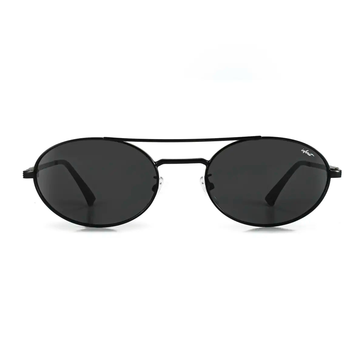 Kaid Negro Brillo Lente Gris By Pampita