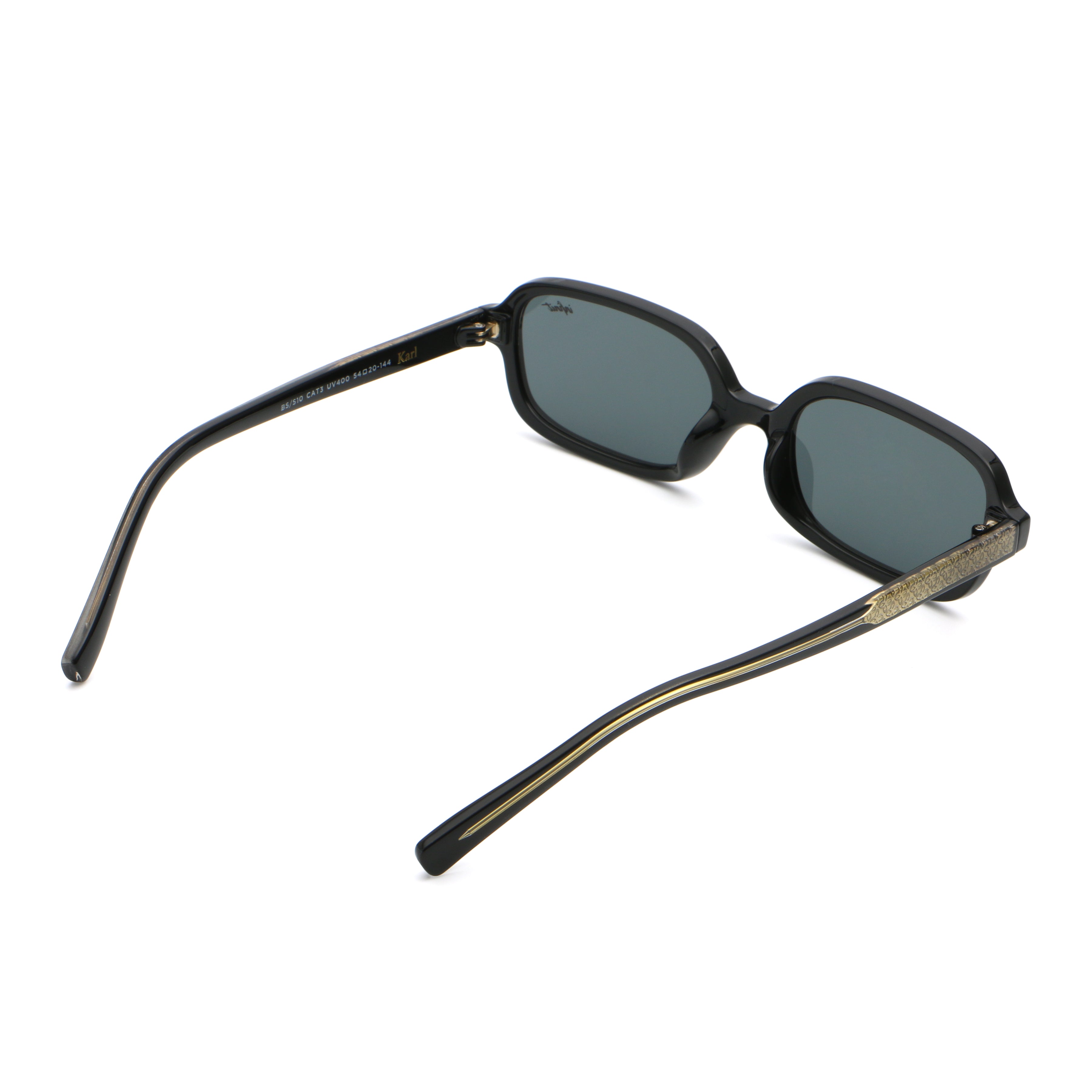 Karl Negro Brillo Lente Gris