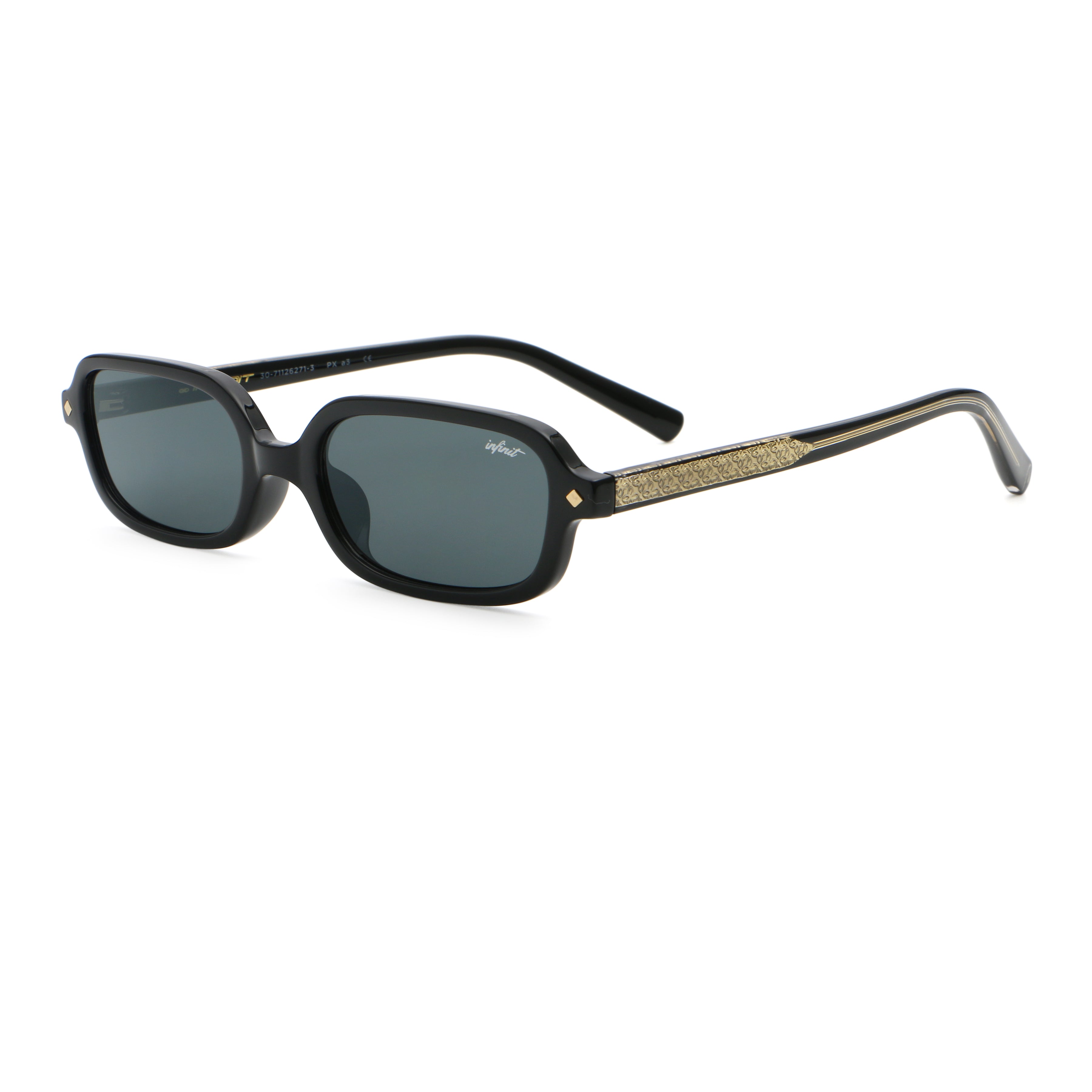 Karl Negro Brillo Lente Gris