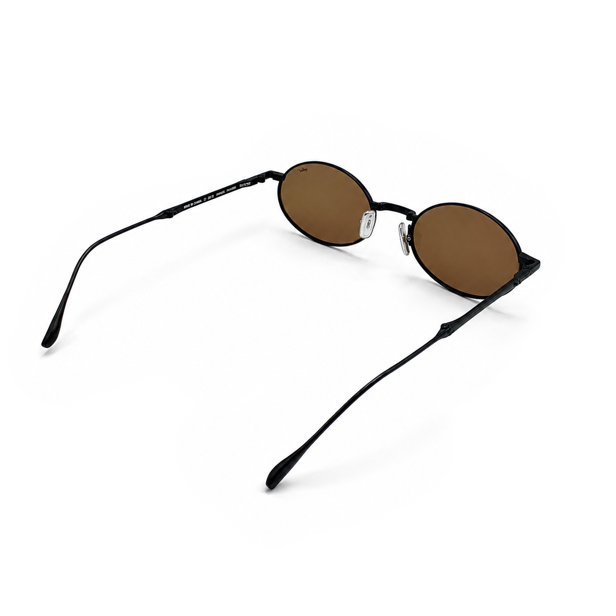 Kinetic Plegable Negro Lente Marron