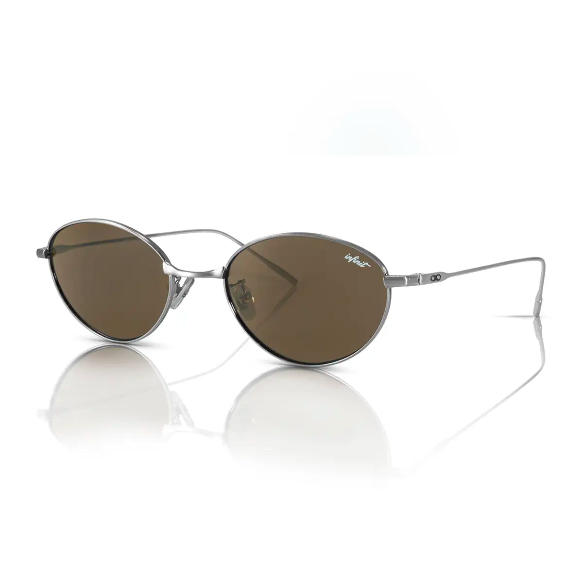 Lenny Plateado Lente Marron