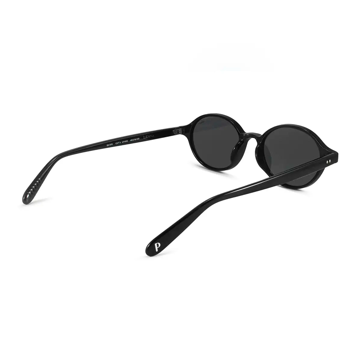 Lenza Negro Brillo Lente Gris By Pampita