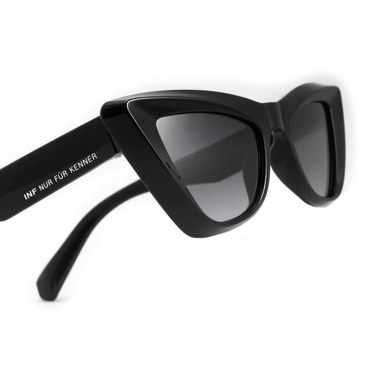 Linz Negro Brillo Lente Gris Degrade