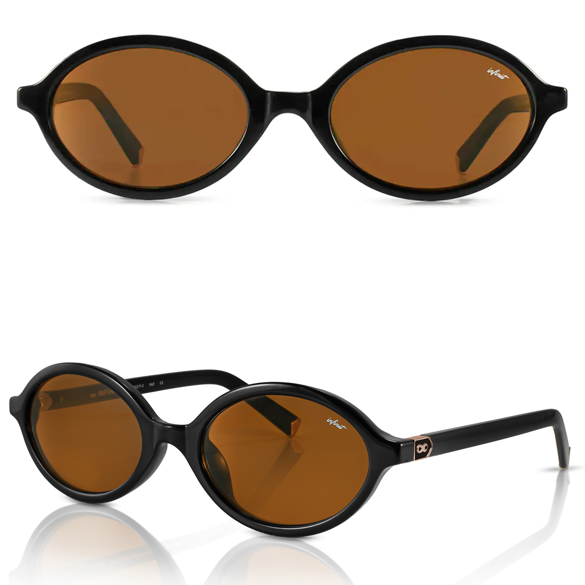 Liora Negro Brillo Lente Marron