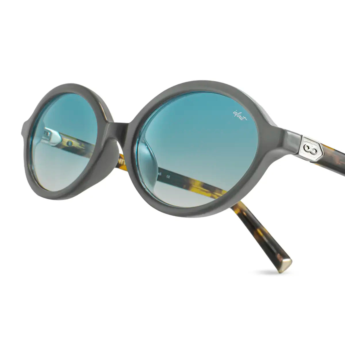 Liora Gris Pastel Lente Celeste Degrade