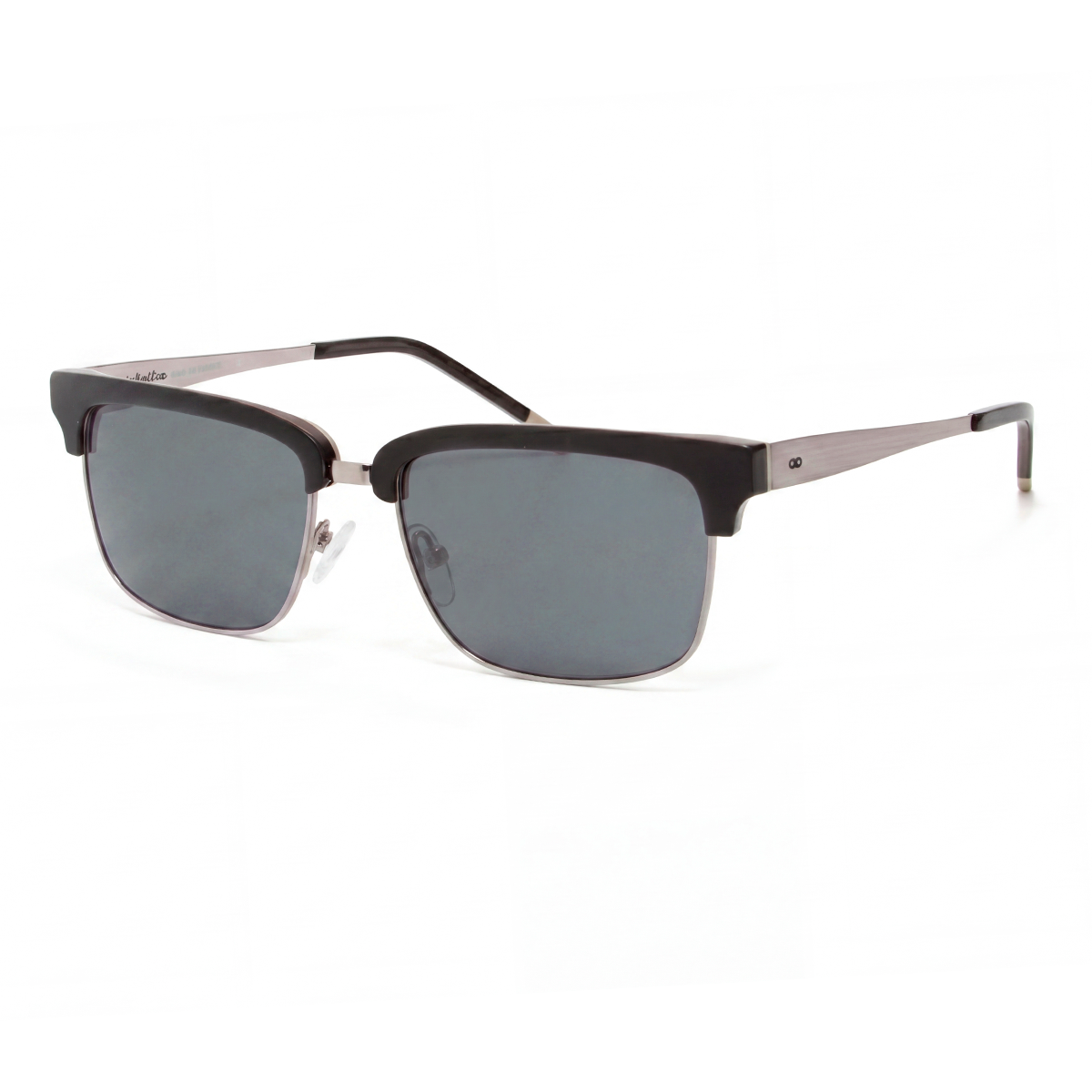 Loto Negro Mate Lente Gris Polarizado