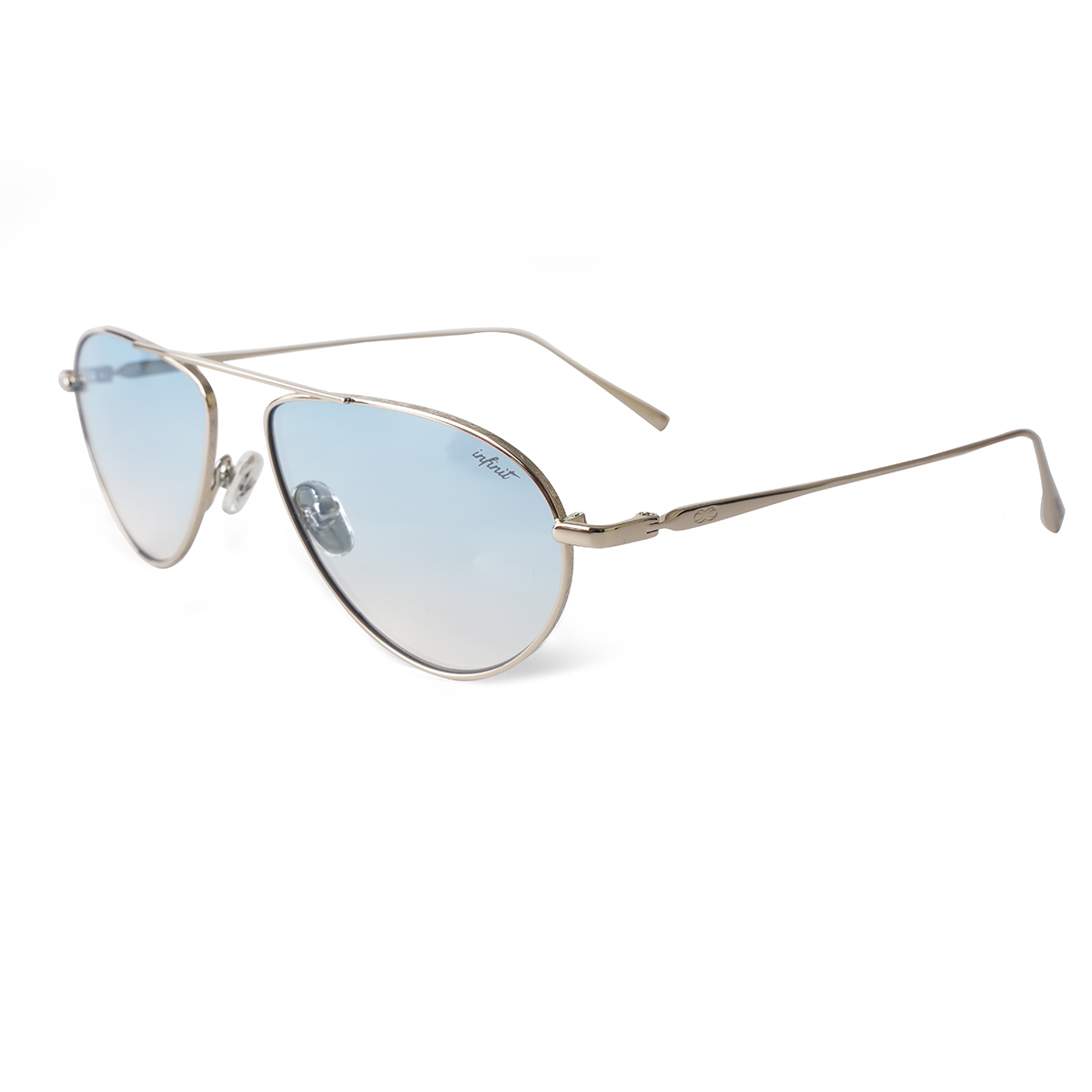 Lotus Plateado Lente Celeste Degrade