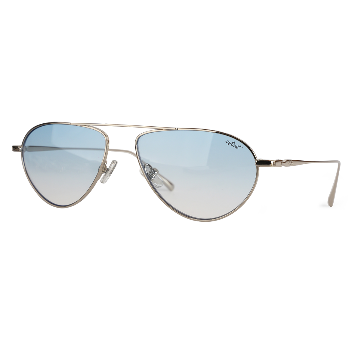 Lotus Plateado Lente Celeste Degrade
