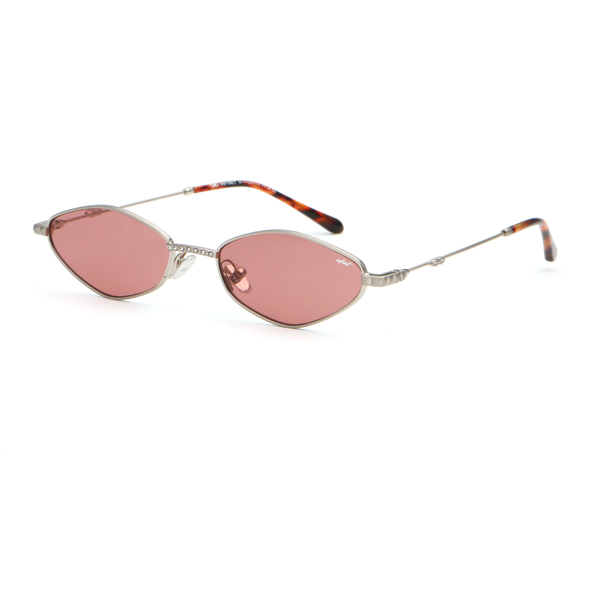Lux Plateado Lente Rosa