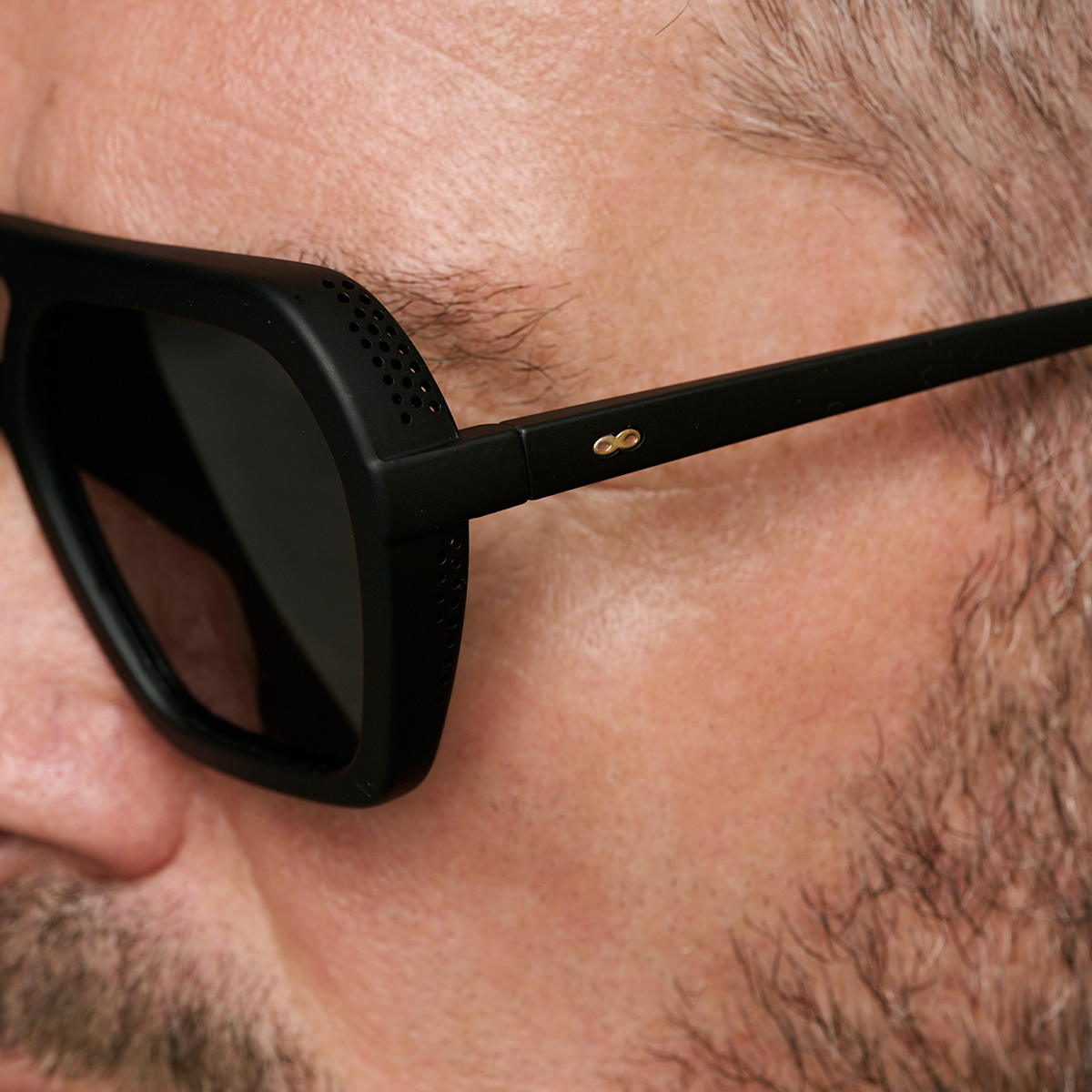 Lyon Negro Mate Lente Verde Polarizado