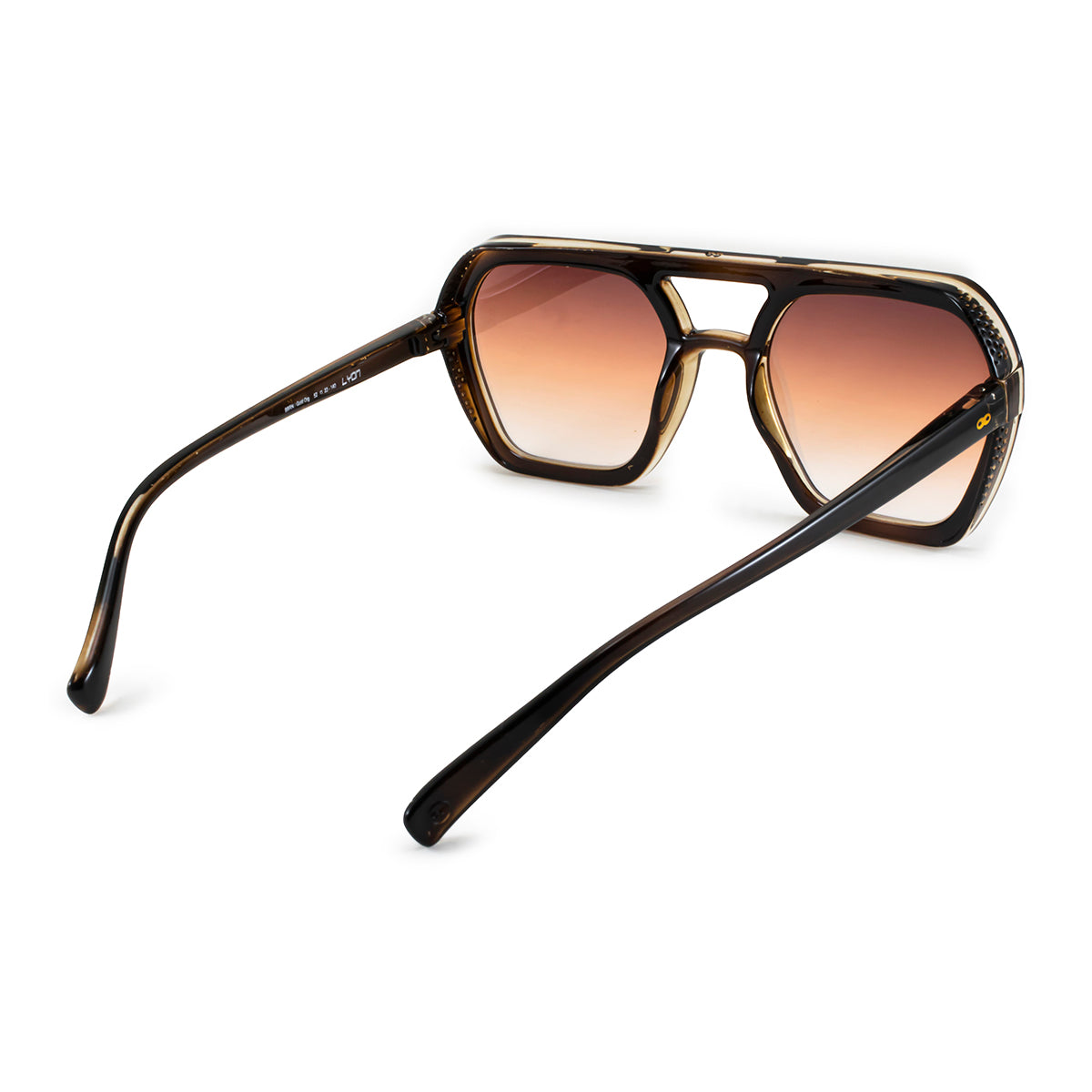 Lyon Marron Lente Suave Espejada Dorada Degrade