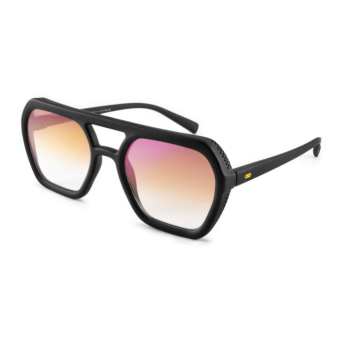 Lyon Negro Mate Lente Marron Suave Espejada Rosa Degrade