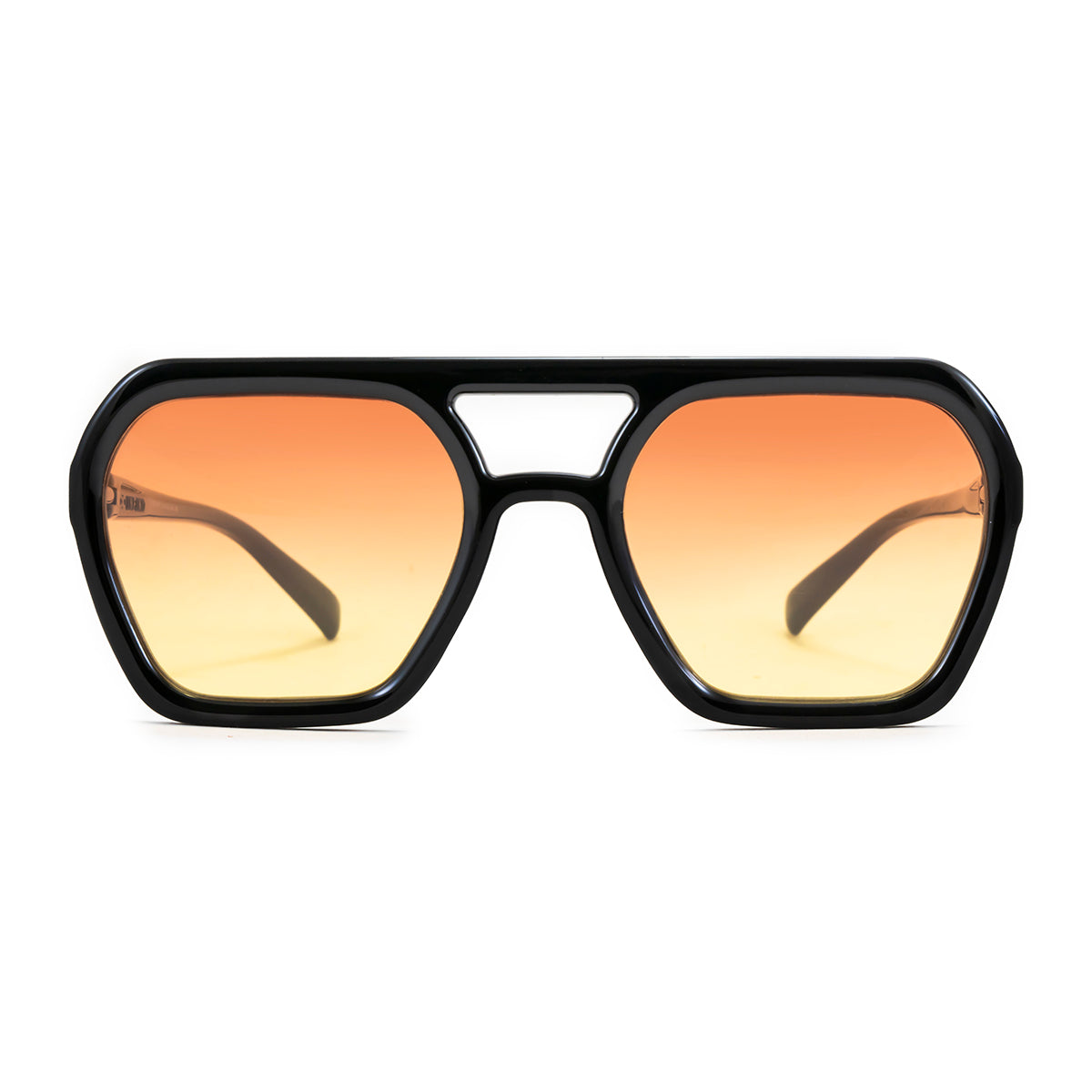 Lyon Negro Brillo Lente Sunset Degrade