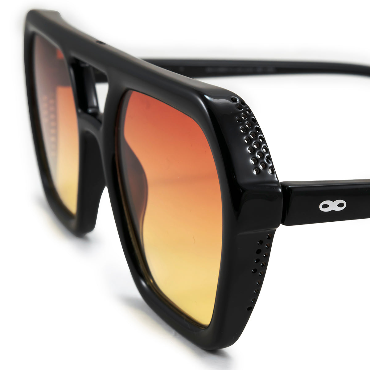 Lyon Negro Brillo Lente Sunset Degrade