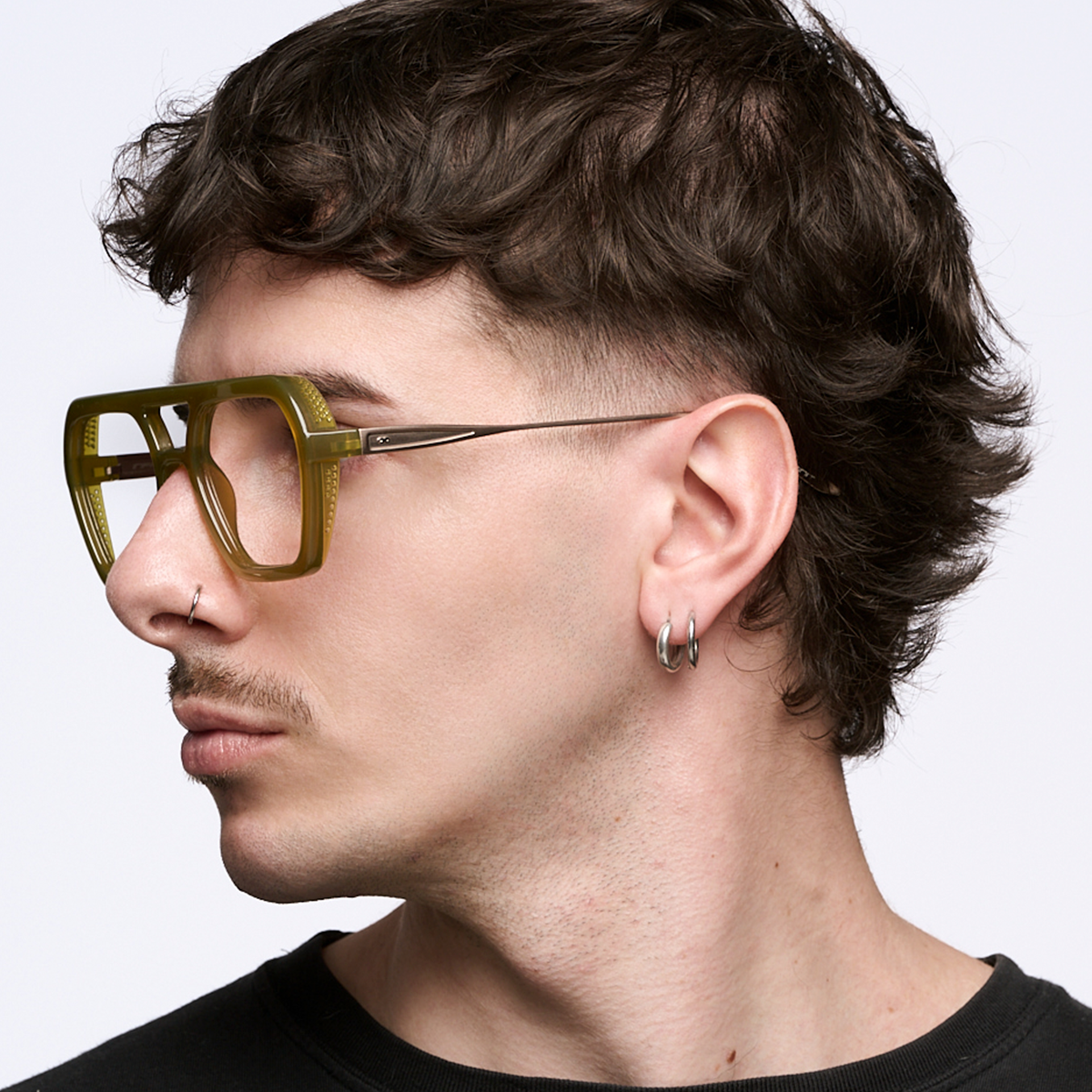 Anteojos Filtro Luz Azul Lyon Metal Milky Brown