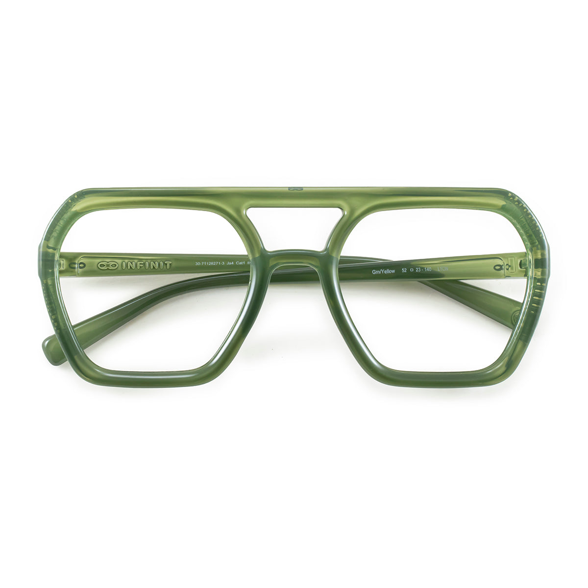 Anteojos Filtro Luz Azul Lyon Translucido Verde