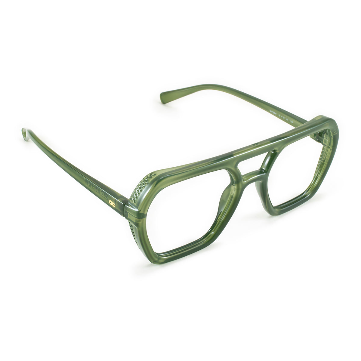 Anteojos Filtro Luz Azul Lyon Translucido Verde