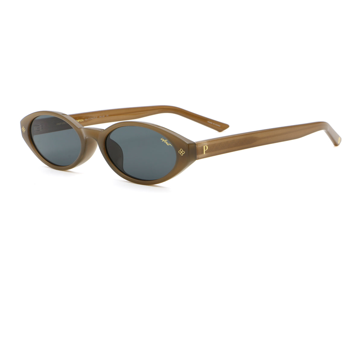 Lyra Milky Brown Lente Gris By Pampita