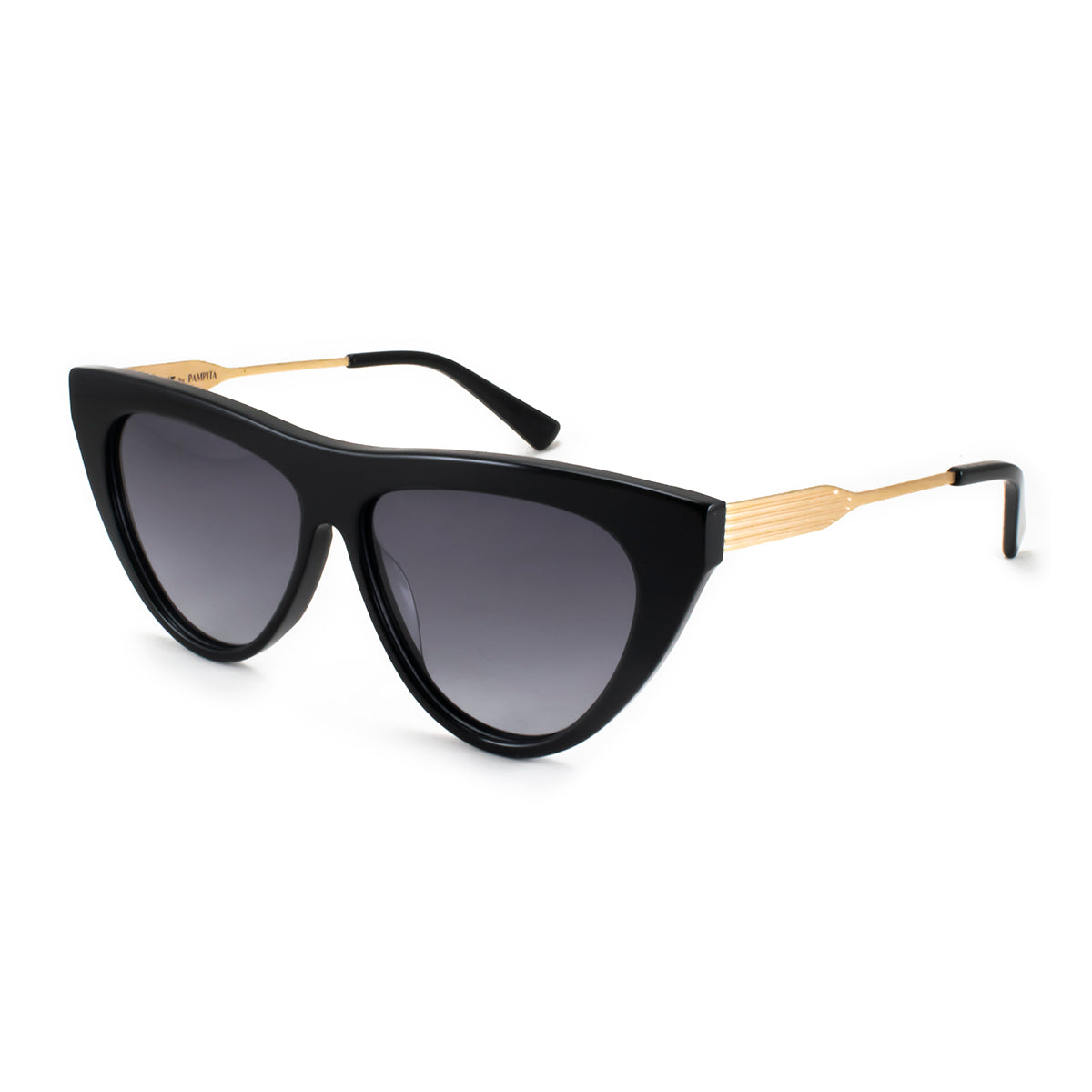 Metz Negro Brillo Lente Gris Degrade By Pampita