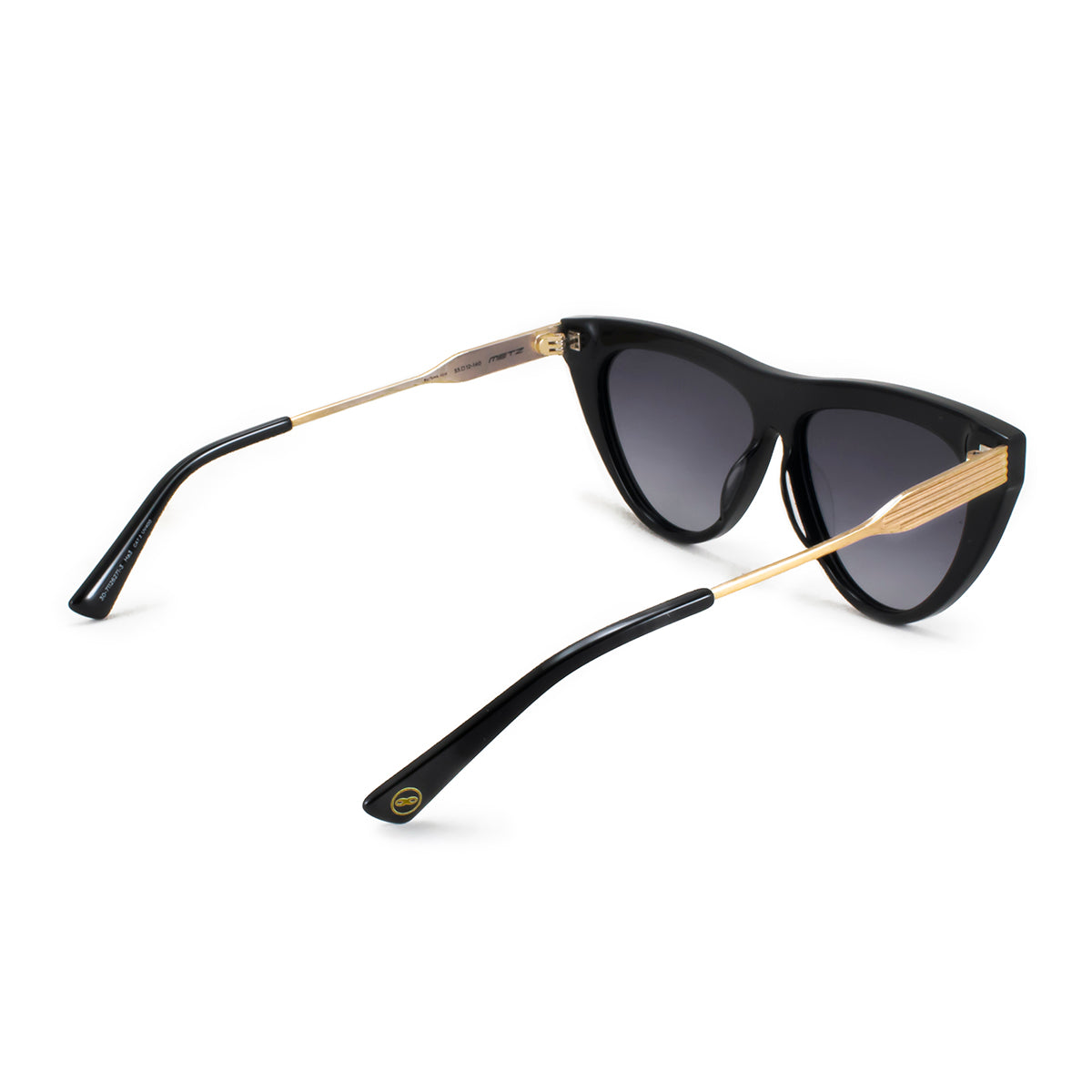 Metz Negro Brillo Lente Gris Degrade By Pampita