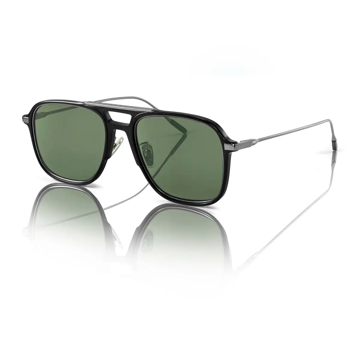 Miami Negro Brillo Lente Verde