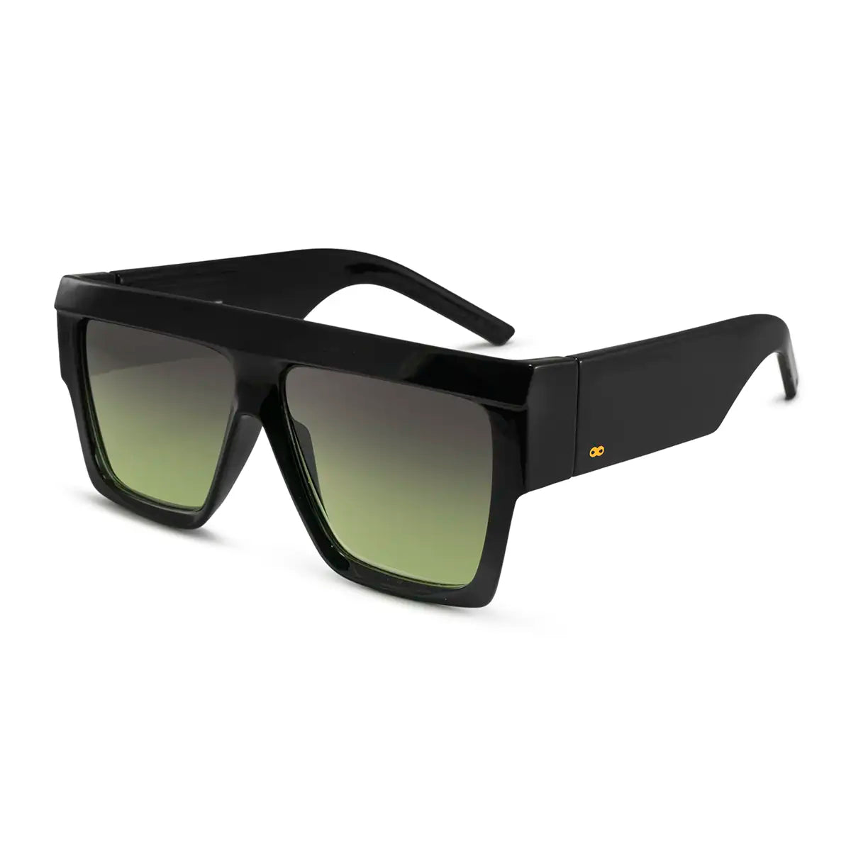 Le Mans Negro Brillo Lente Verde Musgo - imagen 5
