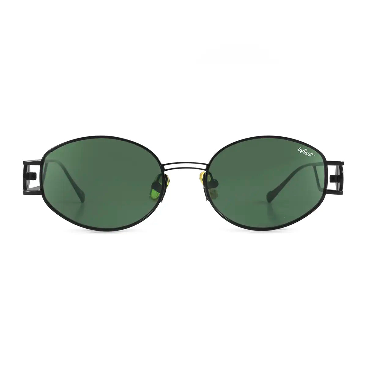 Modena Negro Brillo Lente Verde By Pampita