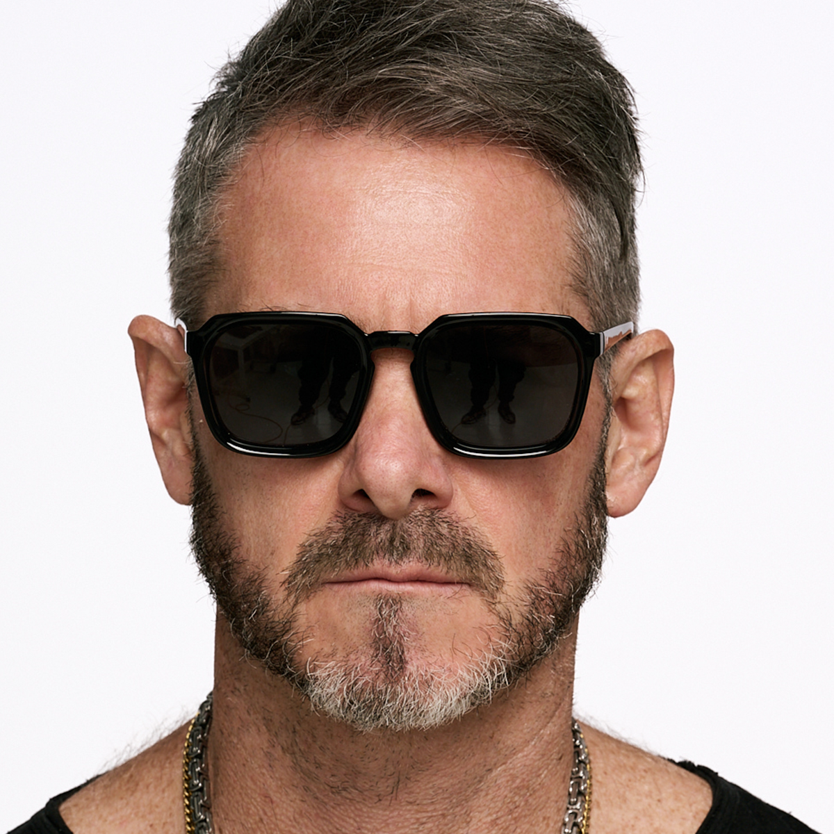 Monaco Negro Brillo Lente Gris Polarizado