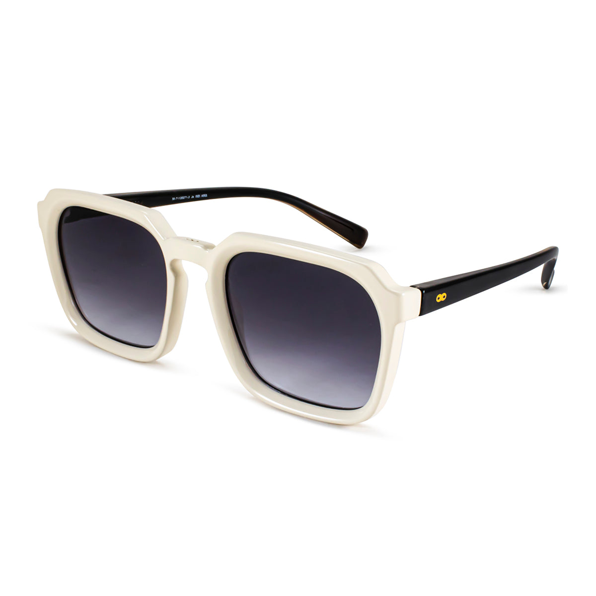 Anteojos De Sol Monaco Bone Lente Gris Degrade