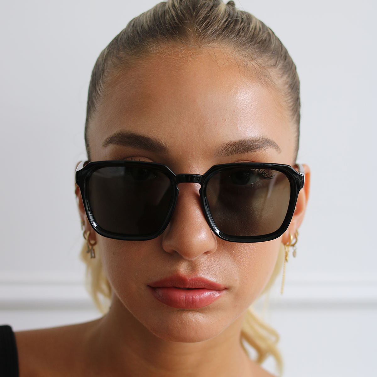 Monaco Negro Carey Lente Verde