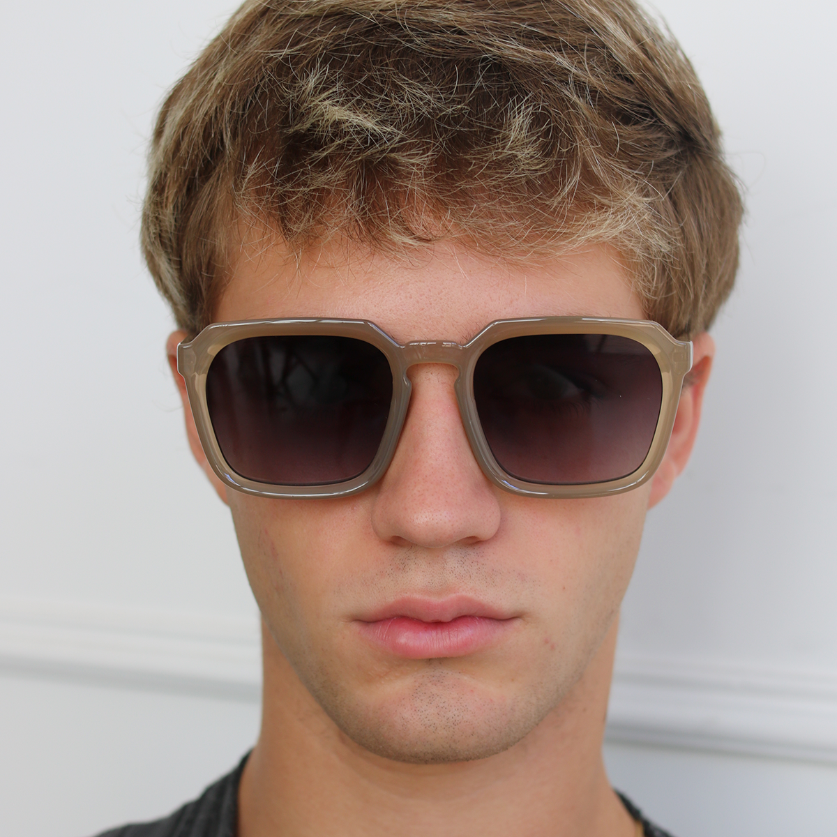 Monaco Milky Brown Lente Gris Degrade