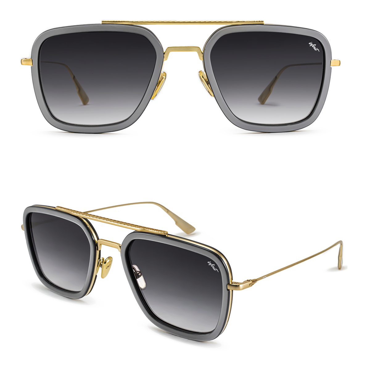 Lente Gris Infinit Anteojos Sol Anteojos De Sol Montecarlo Gris