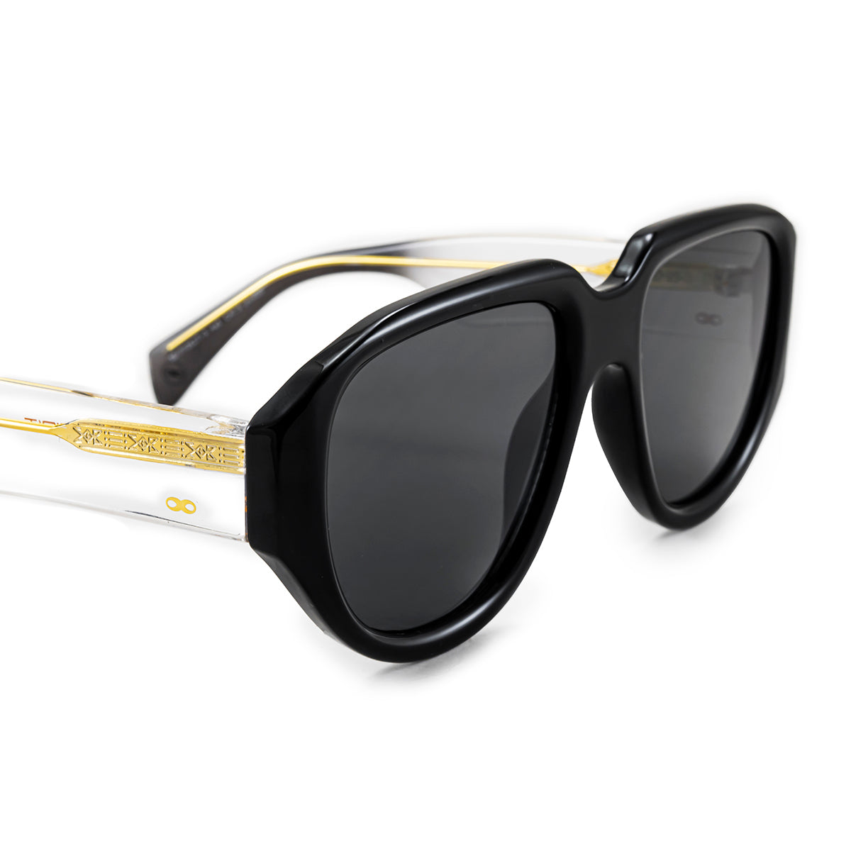 Monza Negro Brillo Lente Gris