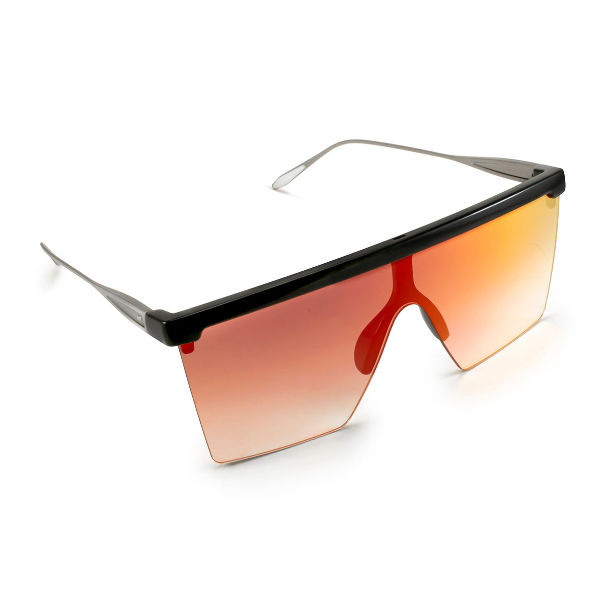 Moscow Metal Negro Brillo Lente Suave Espejada Fresa Degrade