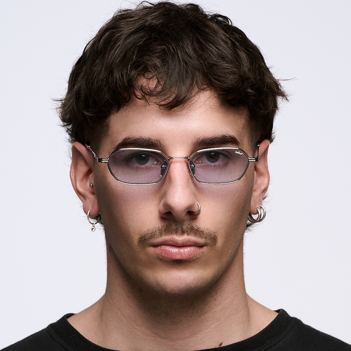 Naoki Plateado Lente Celeste