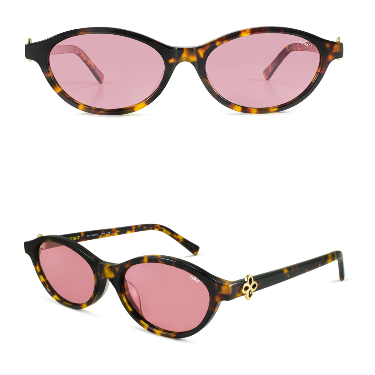 Anteojos De Sol Naomi Carey Lente Rosa Infinit