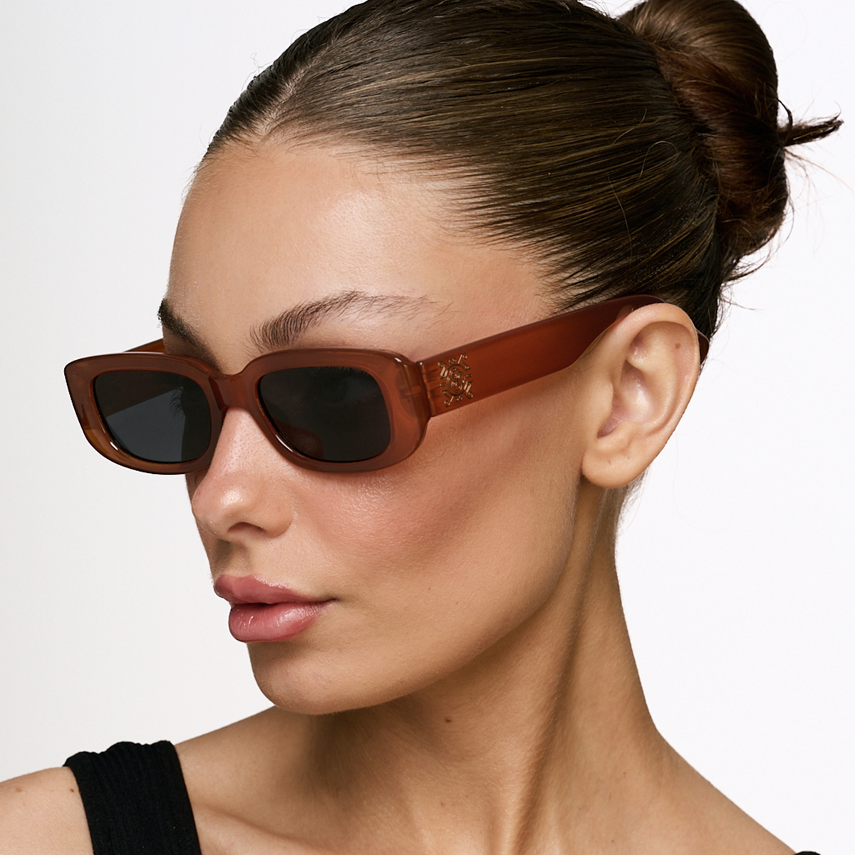 New York Dark Honey Lente Gris Snake Gold - imagen 3