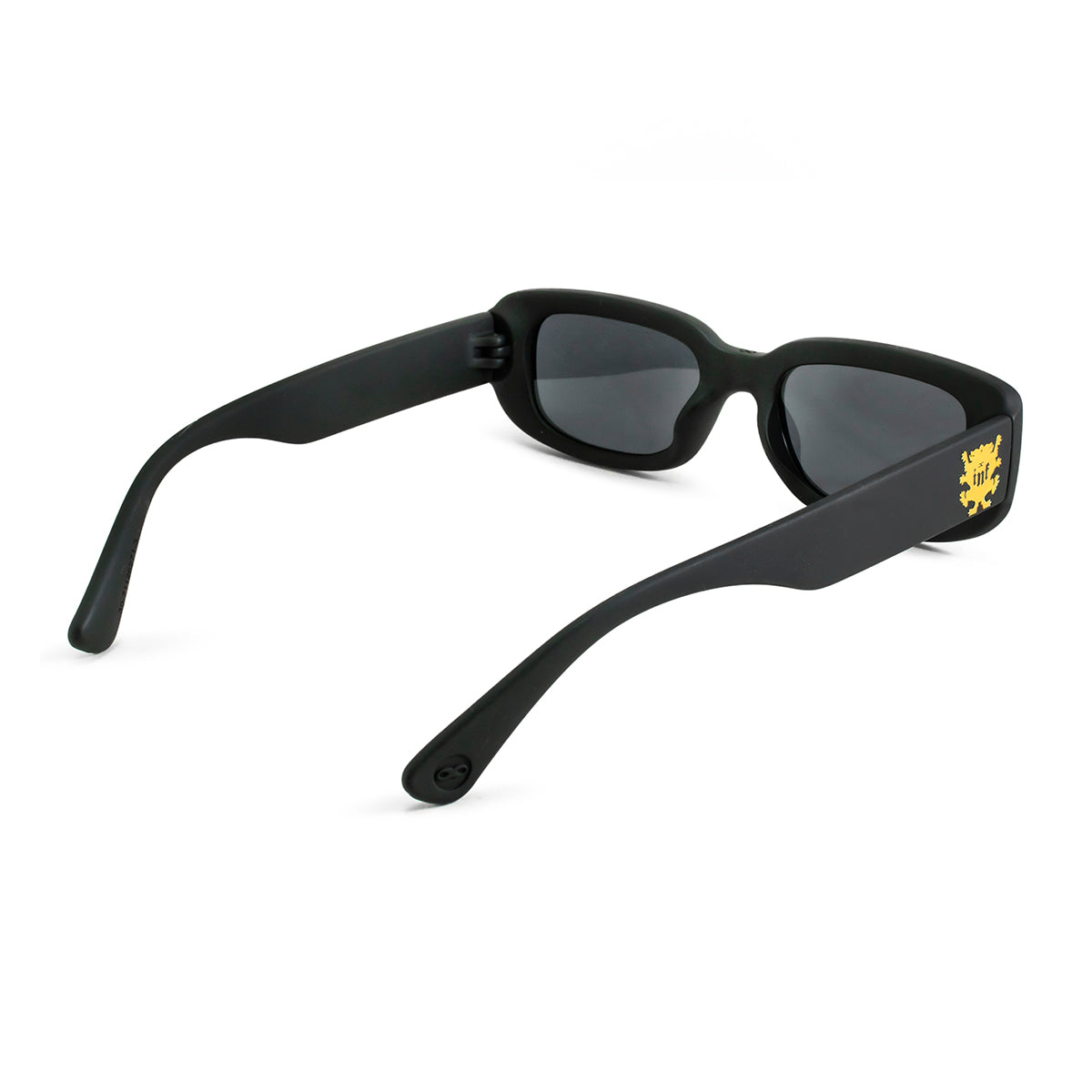 Anteojos De Sol New York Negro Mate Lente Gris Heraldico Gold Edicion Limitada