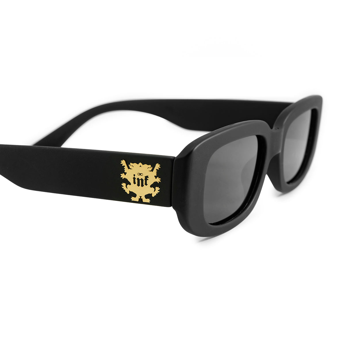 New York Negro Mate Lente Gris Heraldico Gold