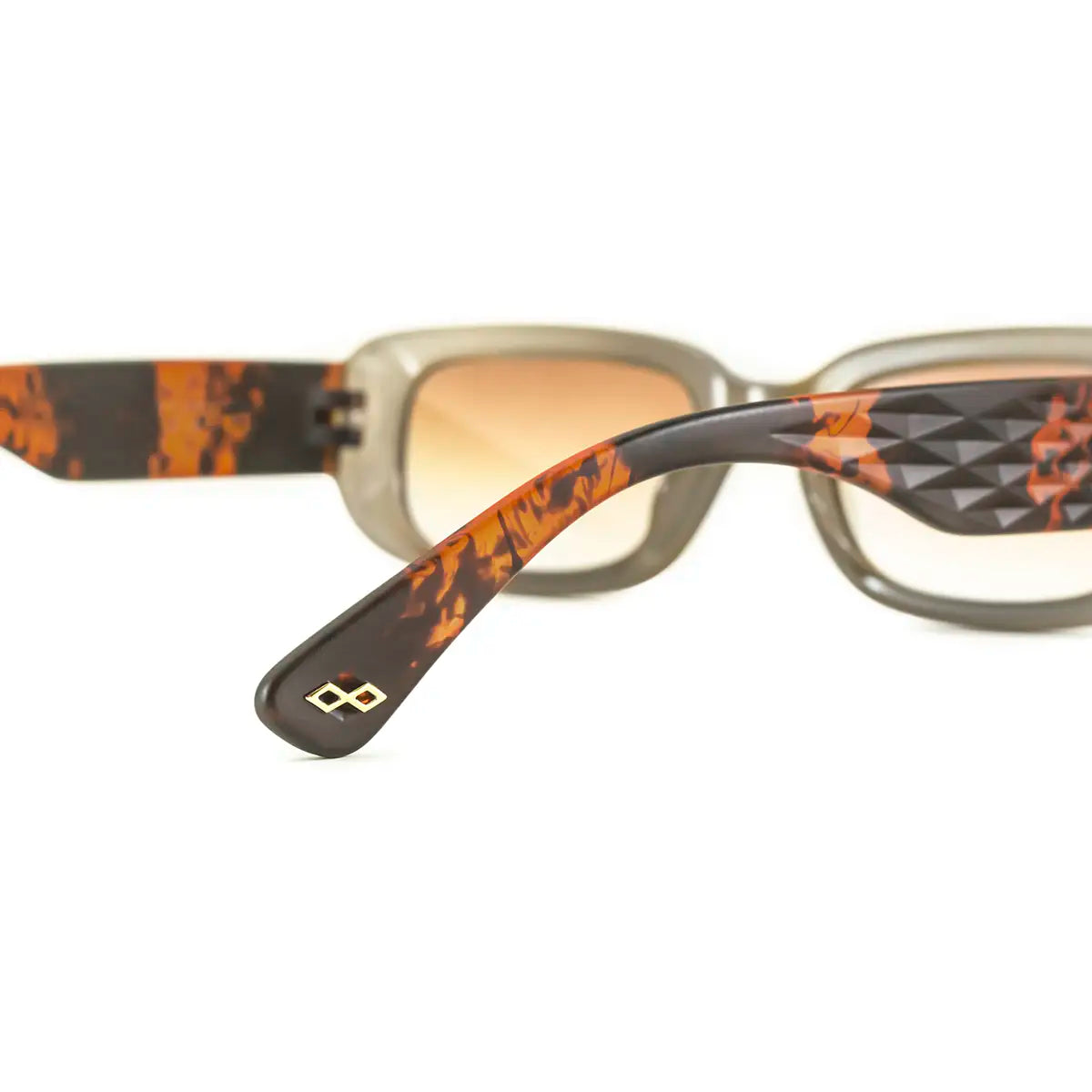 New York 3D Milky Brown Carey Lente Marron Suave Espejada Rosa Degrade