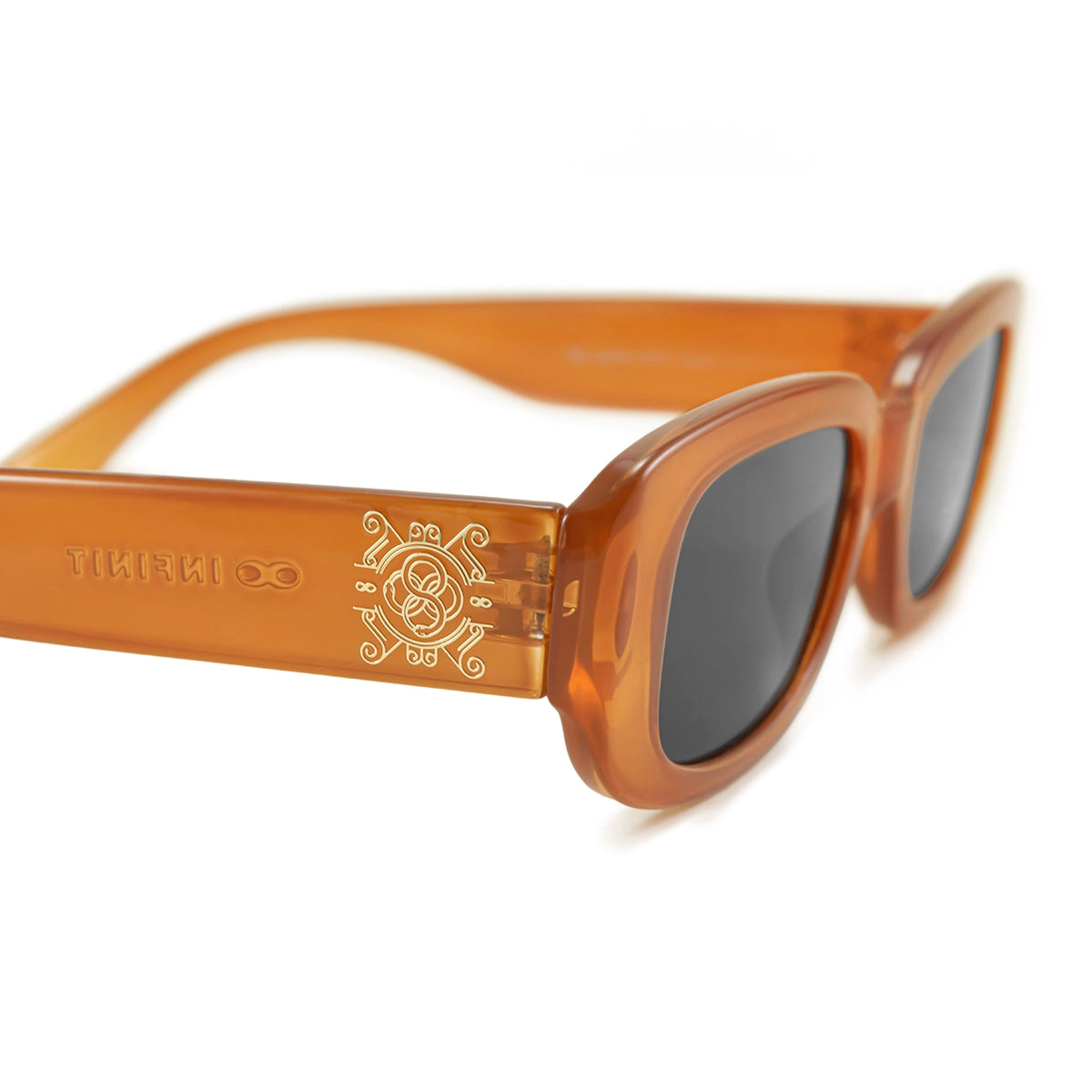 New York Dark Honey Lente Gris Snake Gold