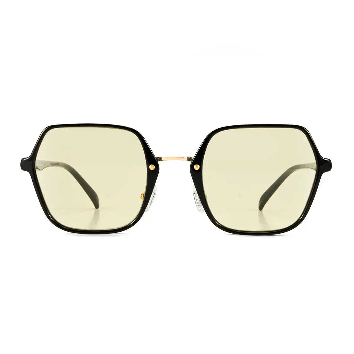 Niza Negro Brillo Lente Amarilla