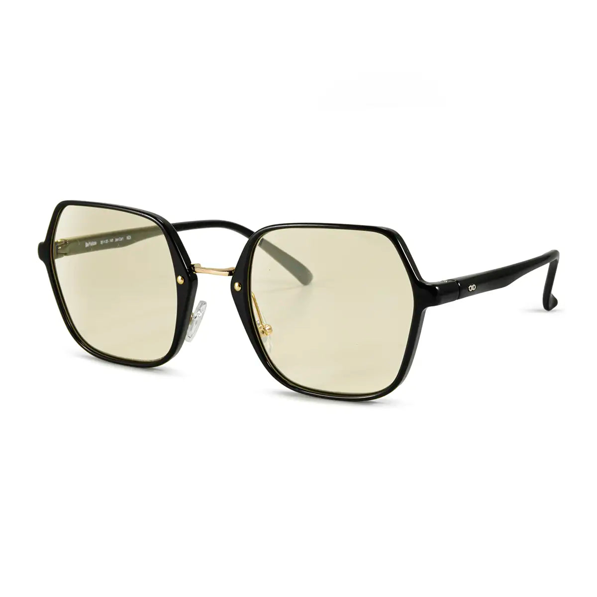 Niza Negro Brillo Lente Amarilla