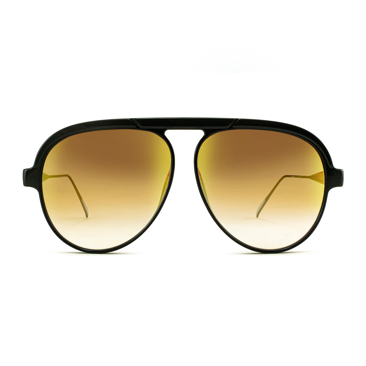 Paris Metal Negro Brillo Lente Marron Suave Espejada Dorada Degrade