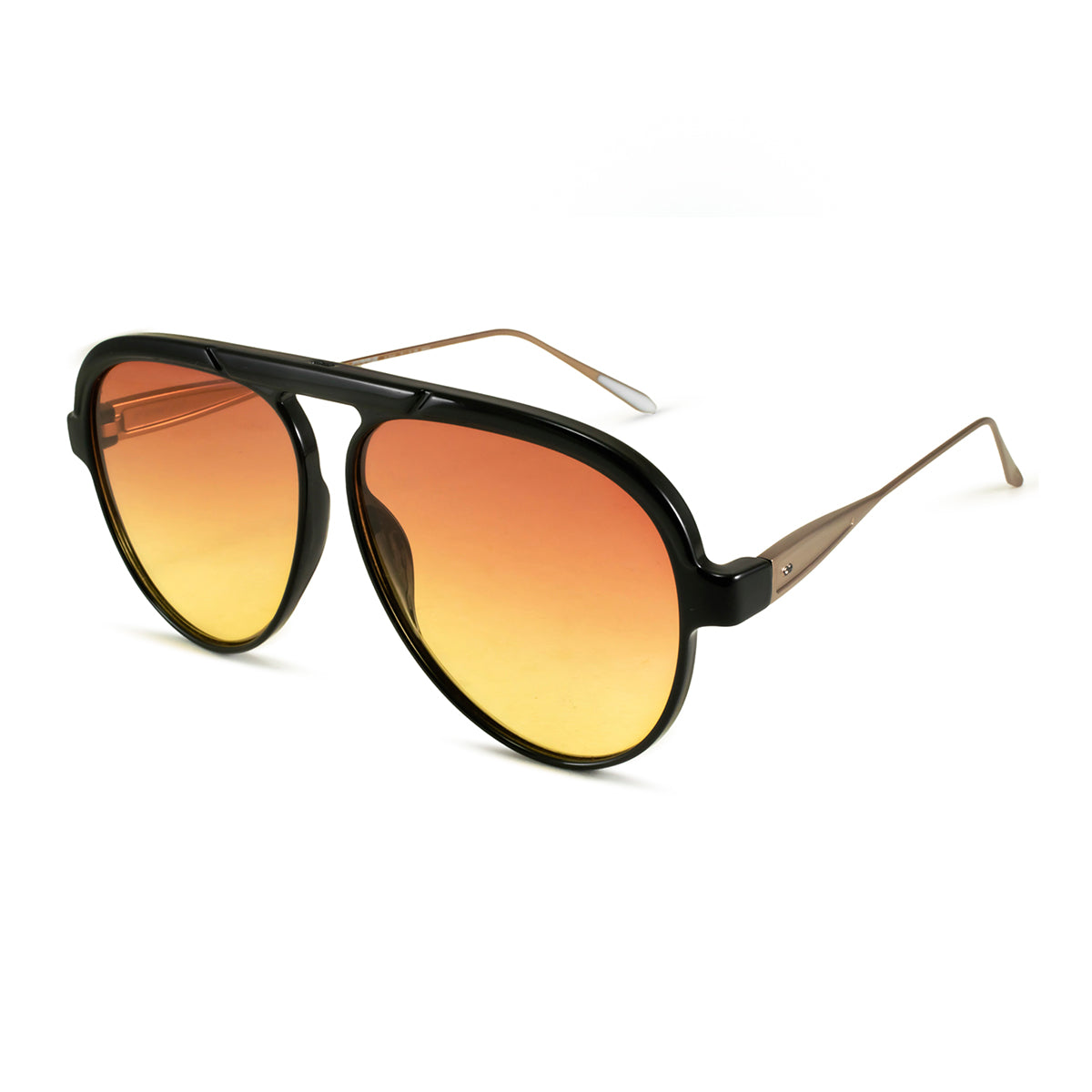 Paris Metal Negro Brillo Lente Sunset Degrade